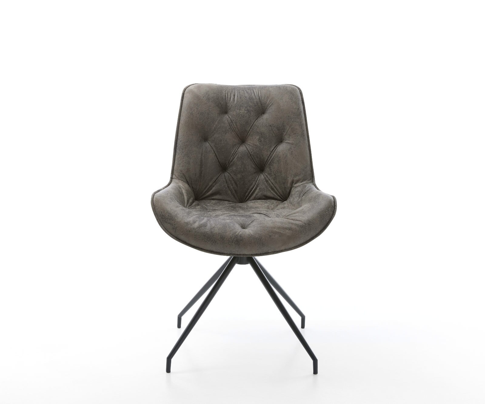 Врътящ се стол Сив Антик Конус крак кръгъл Черен 180° въртящ се Taimi-Flex 2 Врътящ се стол Сив Антик Конус крак кръгъл Черен 180° въртящ се Taimi-Flex 2