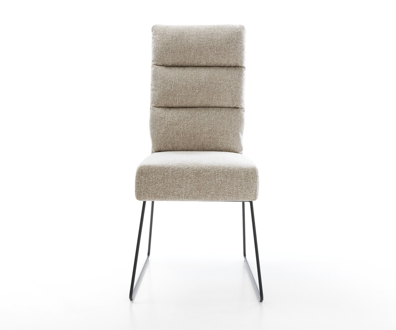 Стол за хранене Pela-Flex Тъкан Soft Beige Основа за шейни Черна сърцевина от джобни пружини 1