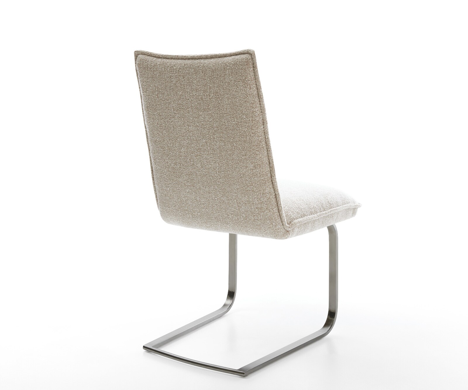 Конзолен стол Lelio-Flex тъкан Soft Beige Конзолен стол плосък Графитна сърцевина с джобни пружини 5