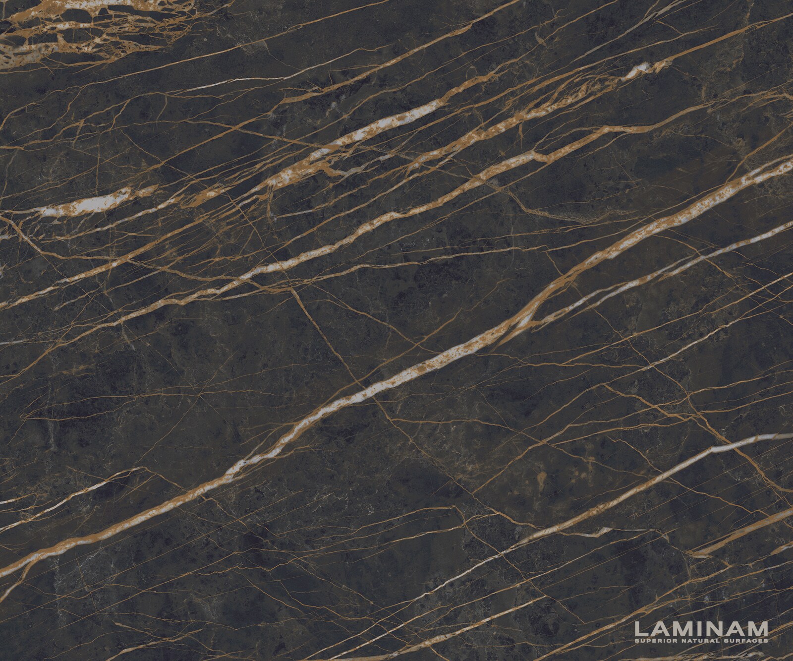 Маса 200x100 cm Keramik Laminam®Noir Desir Кафяв Рамка Aluminium Escina 2