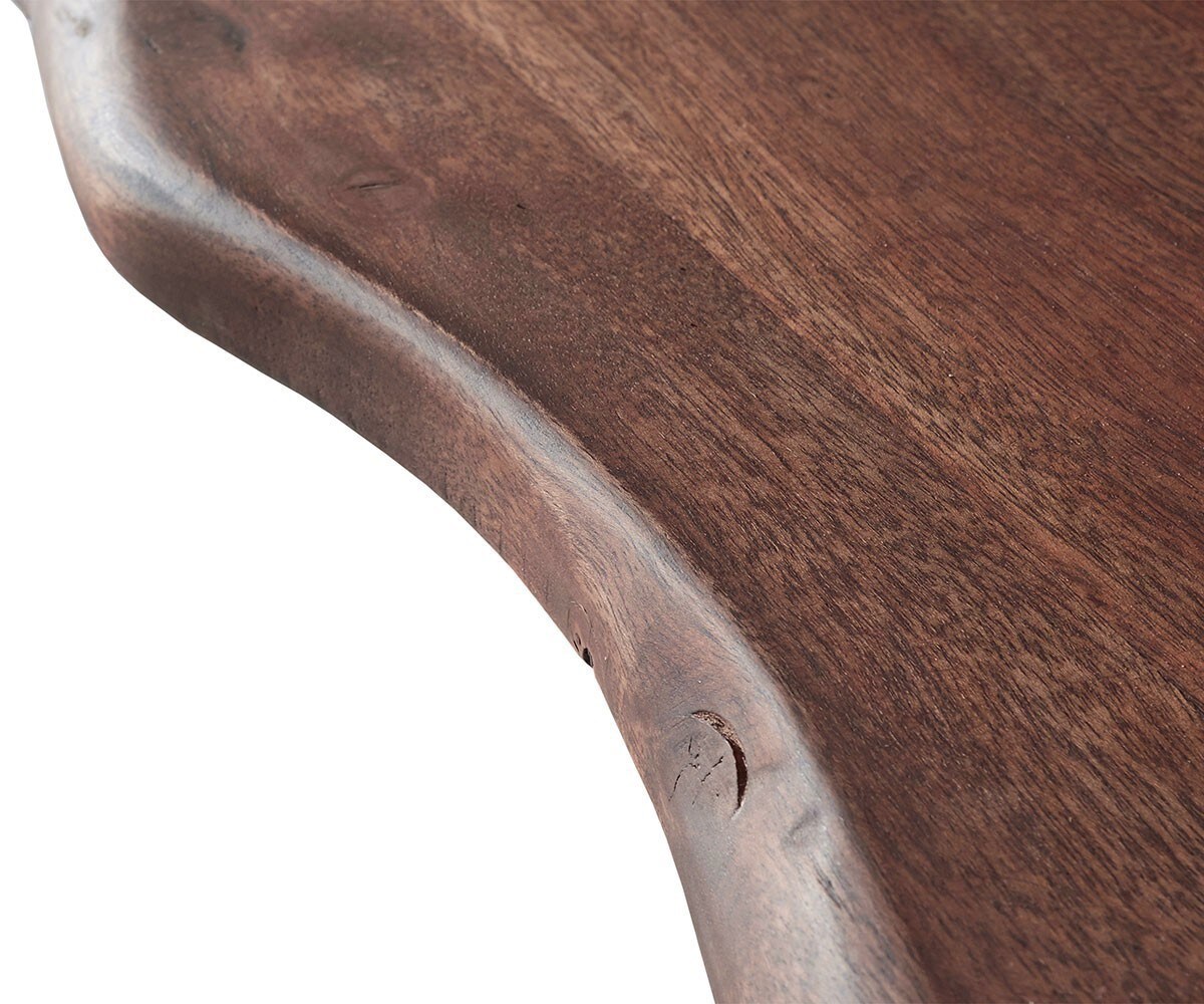 Маса 200x100 Акация Кафяв Метал Черен Edge 4 Маса 200x100 Акация Кафяв Метал Черен Edge 4