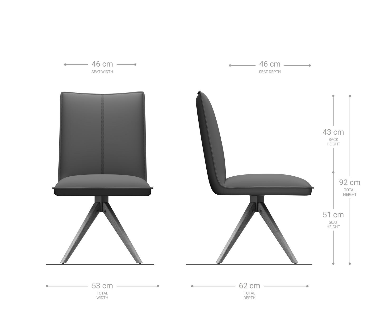 Врътящ се стол Таупе Винтидж Дървена рамка  180° въртящ се Покет пружина Lelio-Flex 6