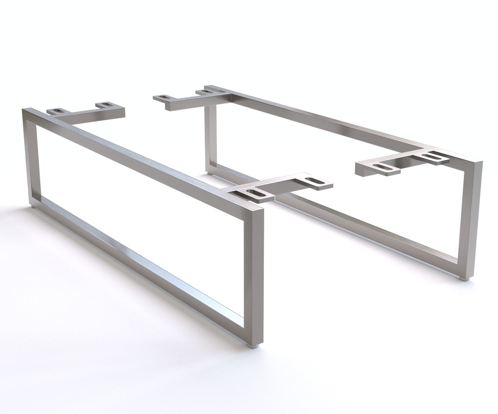 Основа за плъзгане тясна 20 см от неръждаема стомана с матирана повърхност за мебели за шкафове с дълбочина 60 см (комплект от 2)