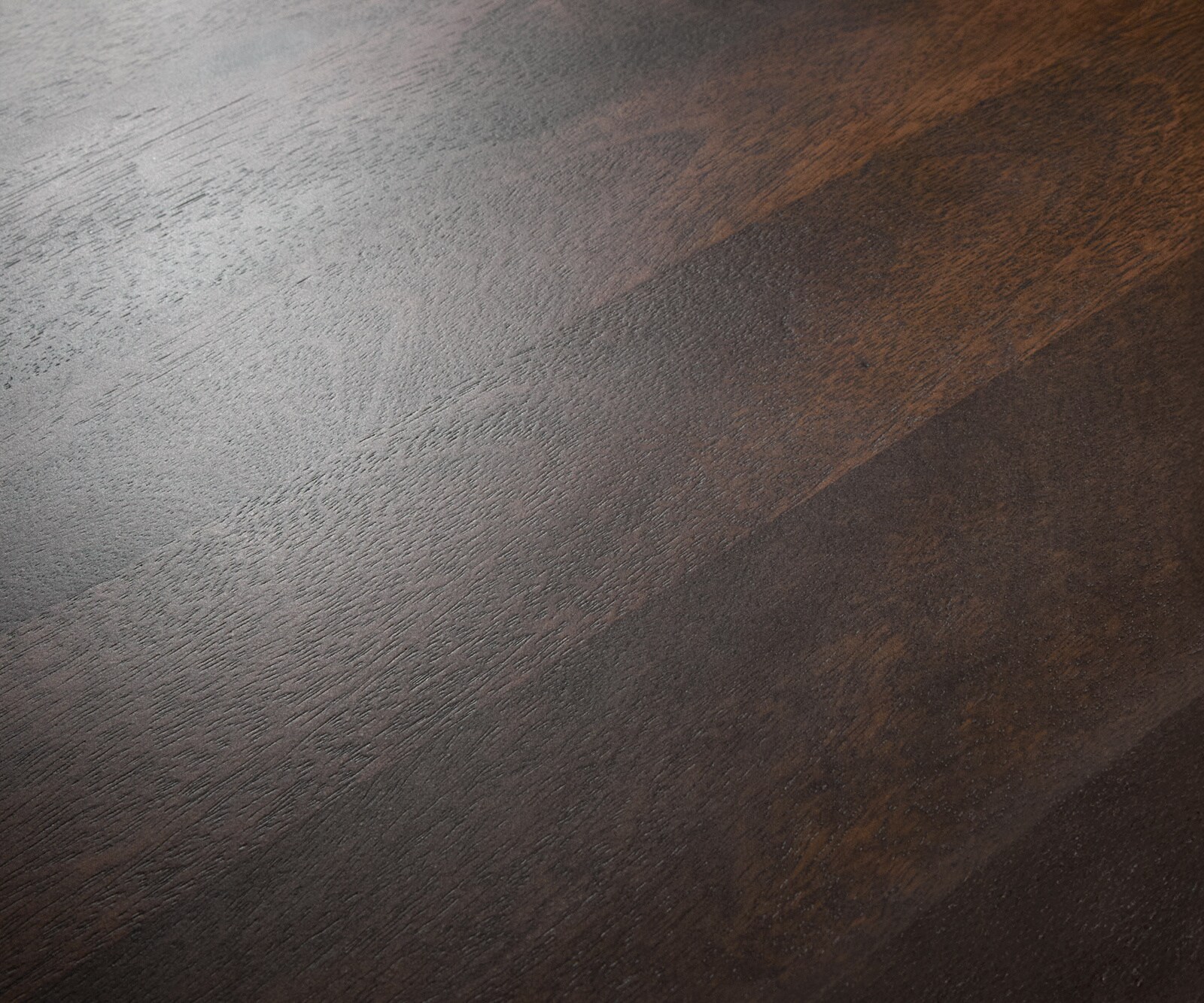 Нисък шкаф Follia 200 cm мангово кафяво 4 врати ъглов под от матирана неръждаема стомана 3