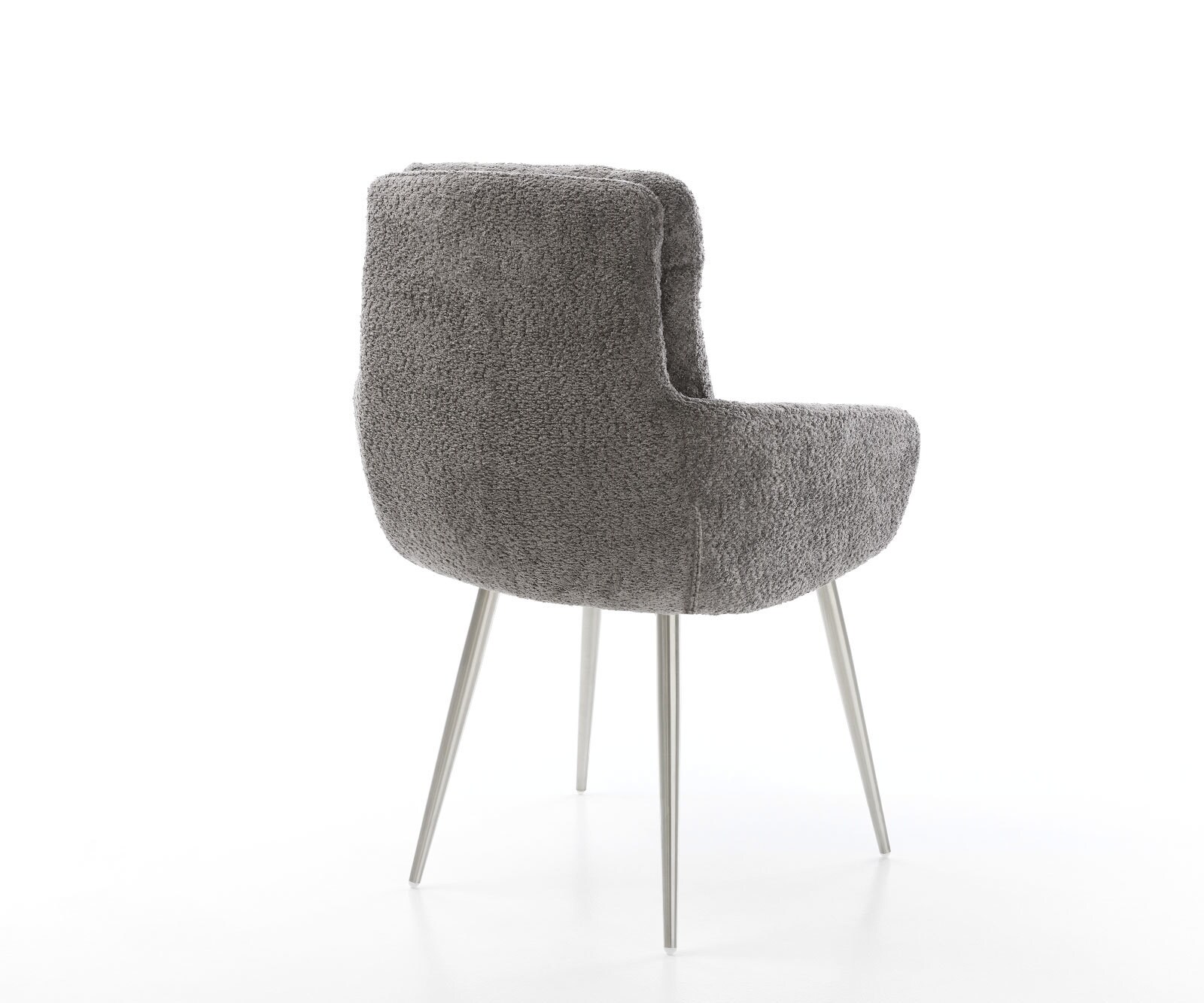 Стол с подлакътници Букле Сив 4-крака Прави Неръждаема стомана Abelia-Flex 5