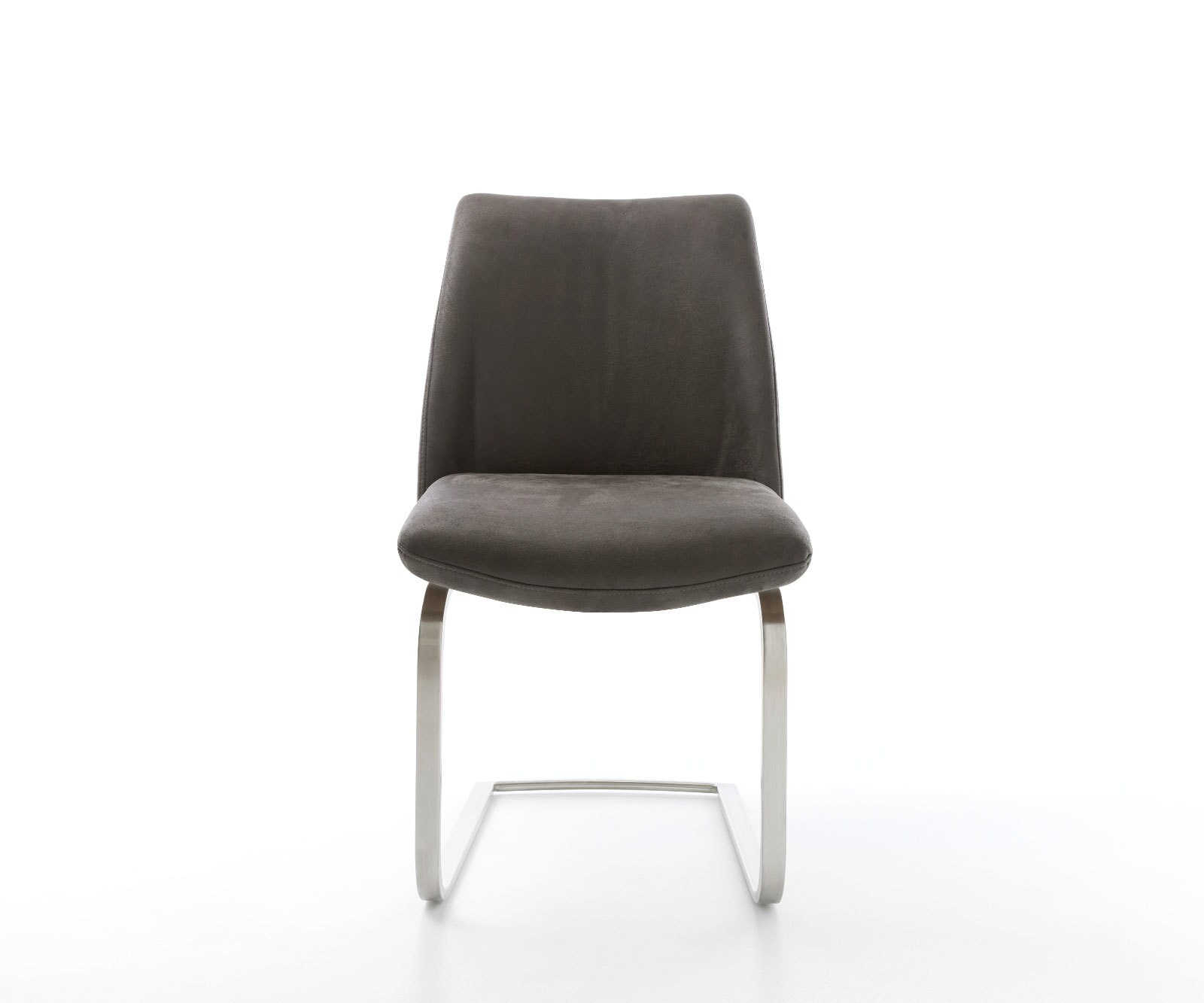 Люлеещ стол Антрацит Винтидж Конзолен крак плосък Неръждаема стомана Покет пружина Elso-Flex 2