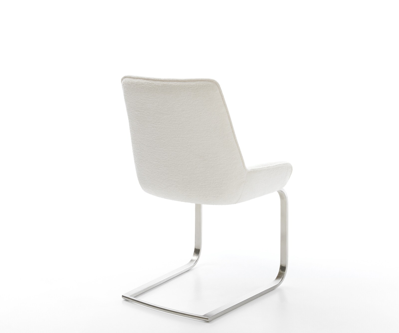 Конзолен стол Taimi-Flex Bouclé Soft Beige Конзолен стол от неръждаема стомана 4