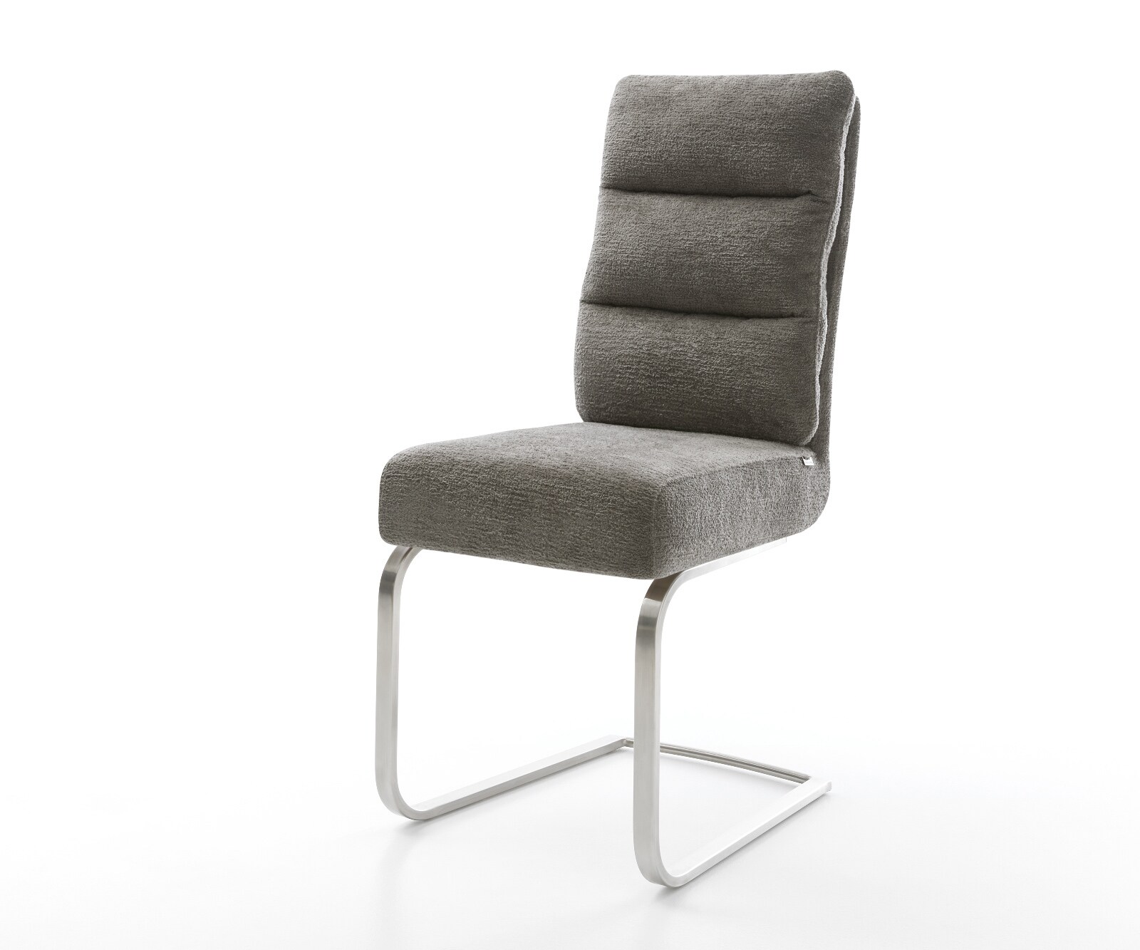 Стол с конзола Pela-Flex Bouclé Soft Mud Стол с конзола с плоска сърцевина от джобни пружини от неръждаема стомана 1