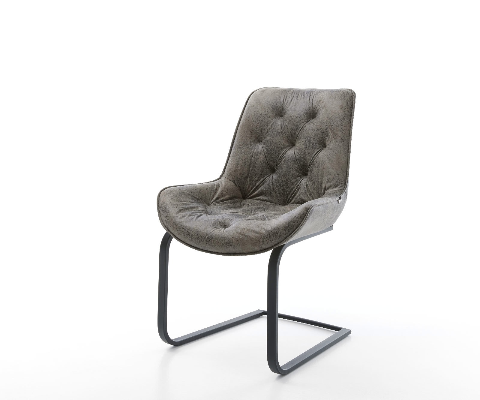 Люлеещ стол Сив Антик Конзолен крак плосък Черен Taimi-Flex 1