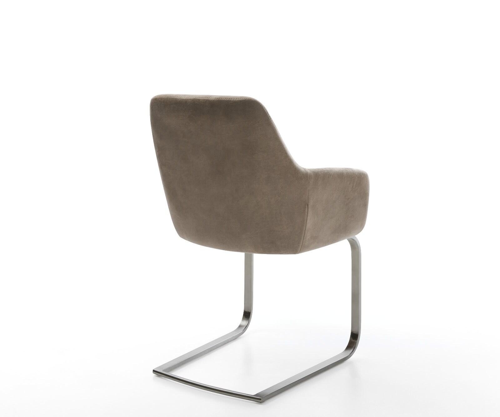 Стол с конзола Pejo-Flex микрофибър сив реколта стол с конзола плосък графит джоб пружина сърцевина 4