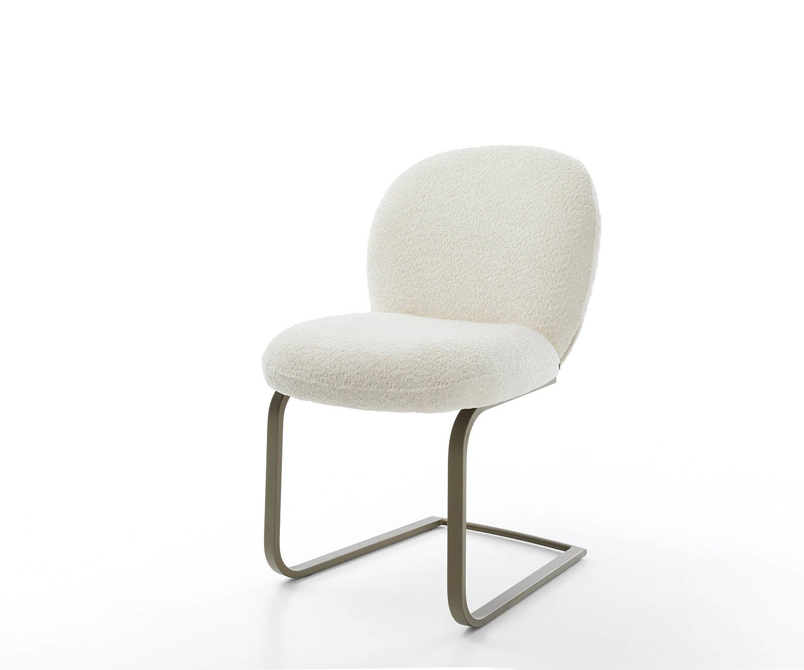 Люлеещ стол Букле Бял Конзолен крак плосък  Титан Покет пружина Nube-Flex 1