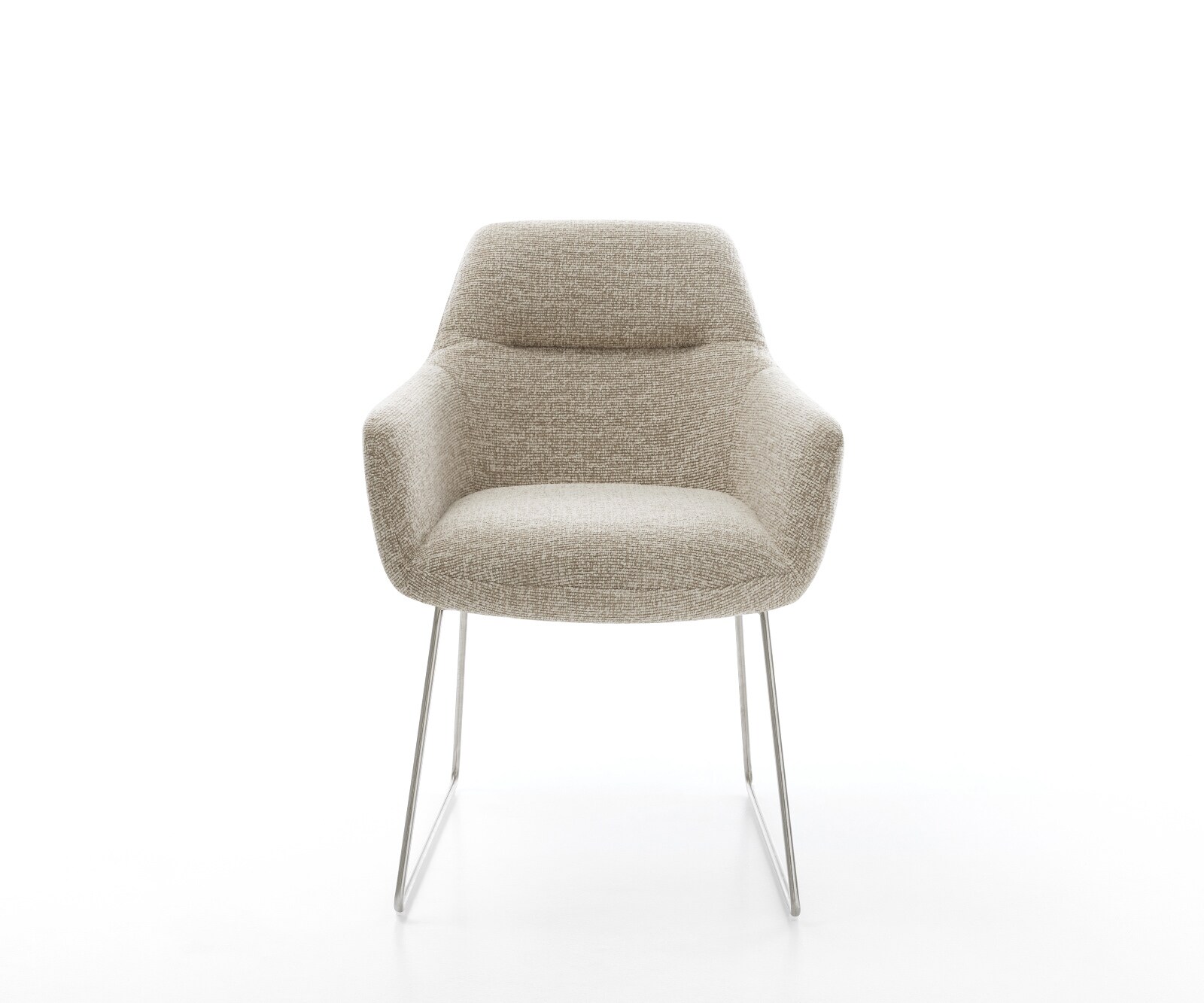 Стол за хранене Pejo-Flex Тъкан Soft Beige Основа от неръждаема стомана с джобни пружини 2