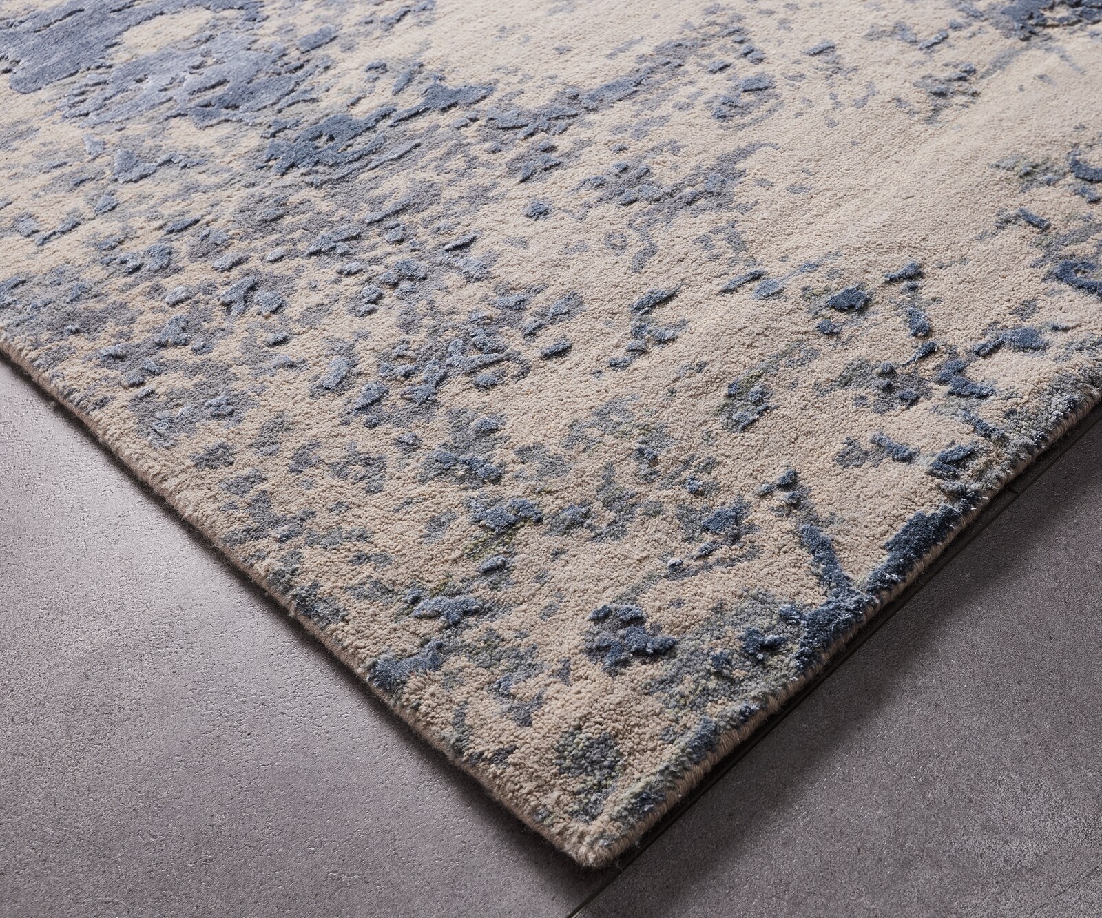 Килим 370x450 cm Сиво-Кафяв Ръчно плетени Project Error 1