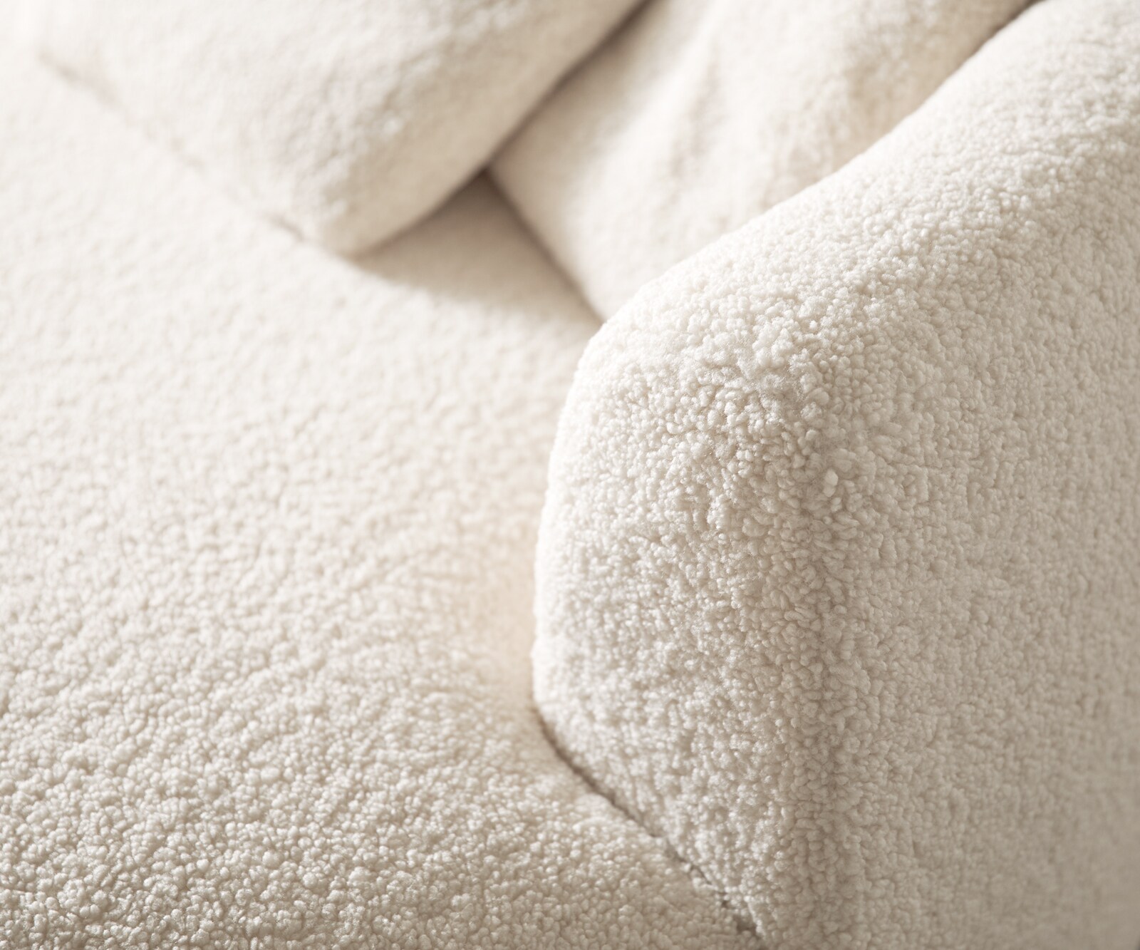 Голям диван Edina 330x170 cm teddy плат бежов 5