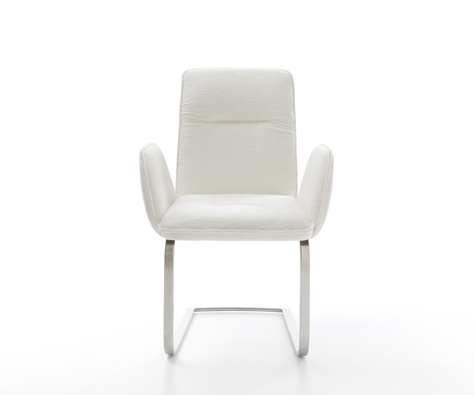 Конзолен стол Vinja-Flex Bouclé Soft Beige Конзолен стол от неръждаема стомана 2