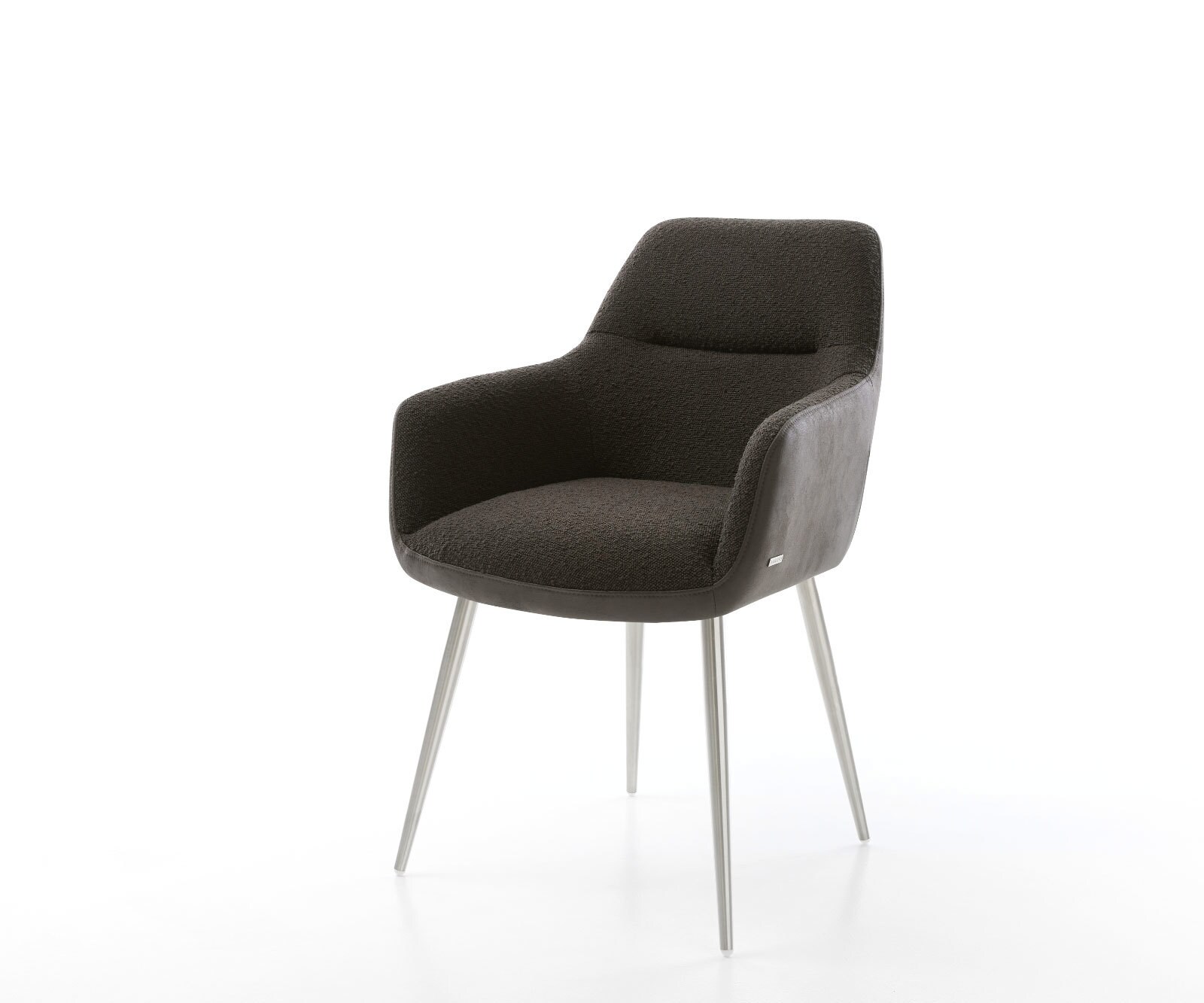 Стол Комбинация текстури Черни 4-крака Прави Неръждаема стомана Pejo-Flex Стол Комбинация текстури Черни 4-крака Прави Неръждаема стомана Pejo-Flex