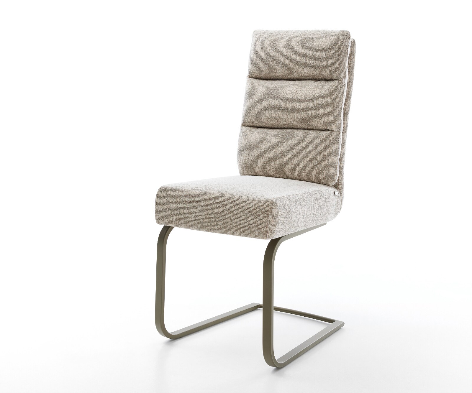 Стол с конзола Pela-Flex тъкан Soft Beige Стол с конзола покритие с плосък ефект Титаниева сърцевина с джобни пружини 1