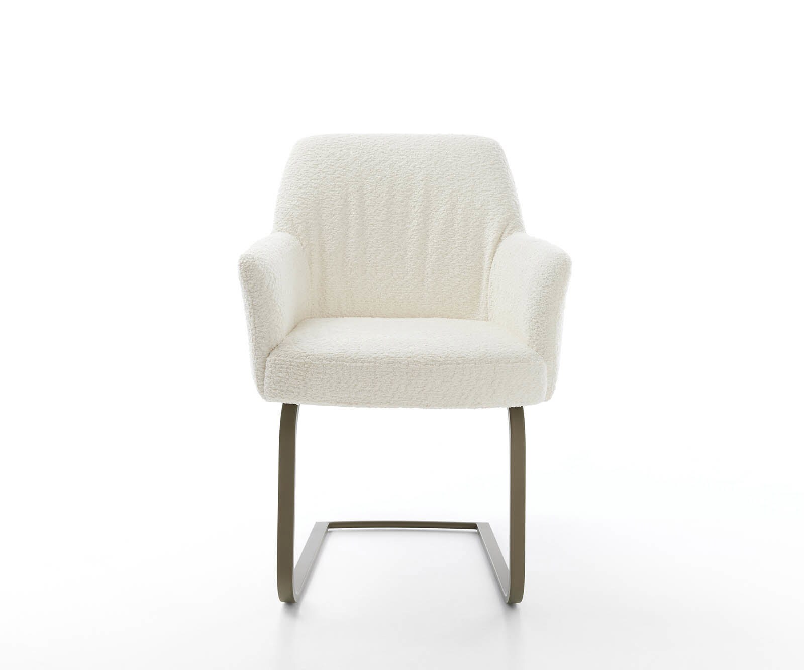 Люлеещ стол с подлакътници Букле Бял Конзолен крак плосък  Титан Покет пружина Xana-Flex 1 Люлеещ стол с подлакътници Букле Бял Конзолен крак плосък  Титан Покет пружина Xana-Flex 1