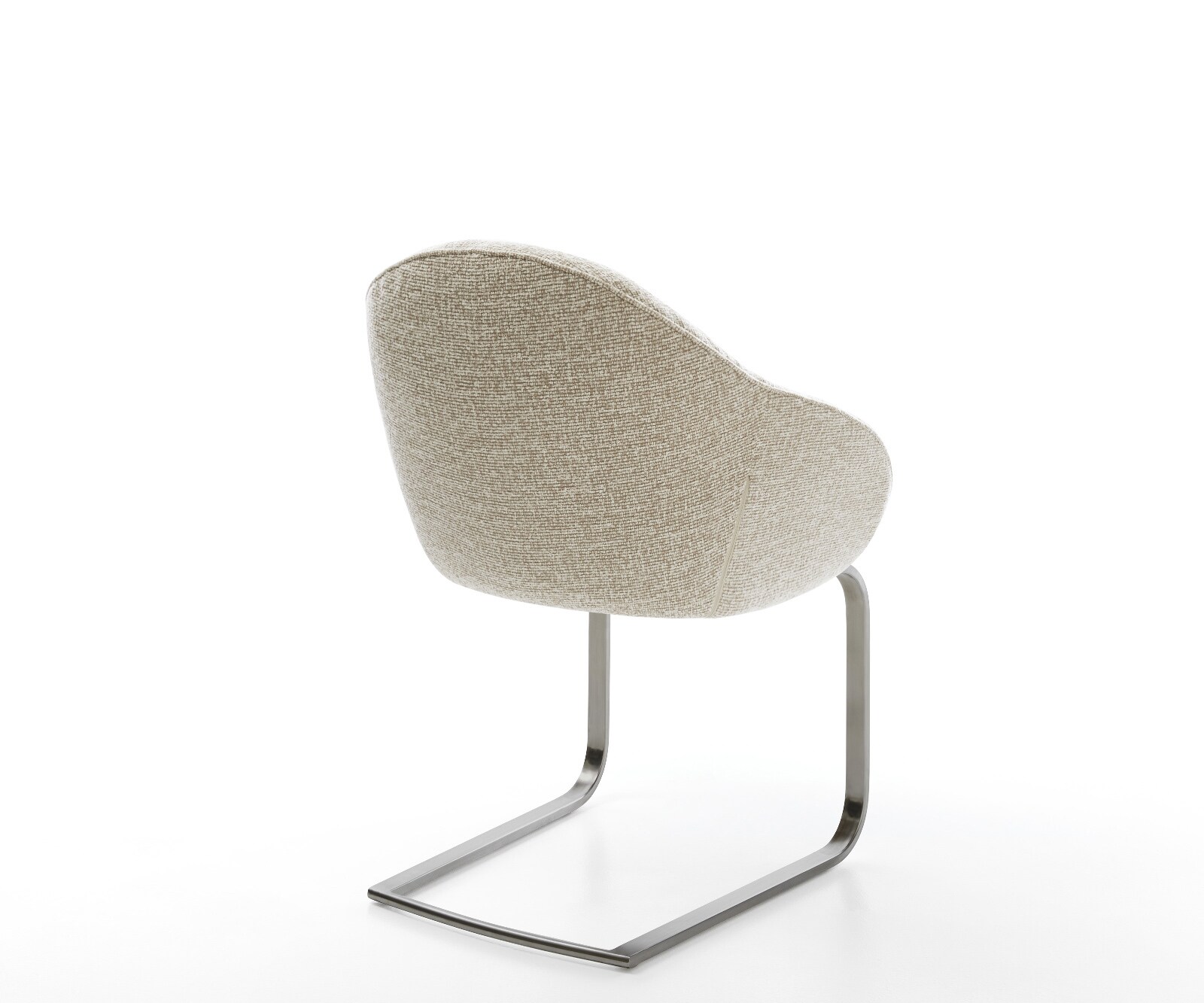 Gaio-Flex конзолен стол от тъкан мек бежов плосък конзолен стол графит 5