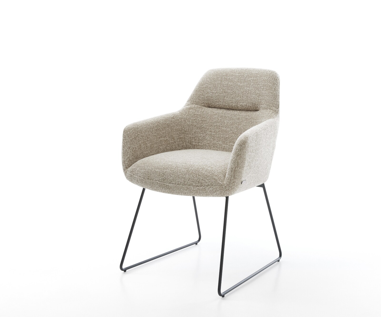 Стол за хранене Pejo-Flex Тъкан Soft Beige Основа за шейни Black Pocket spring core 1