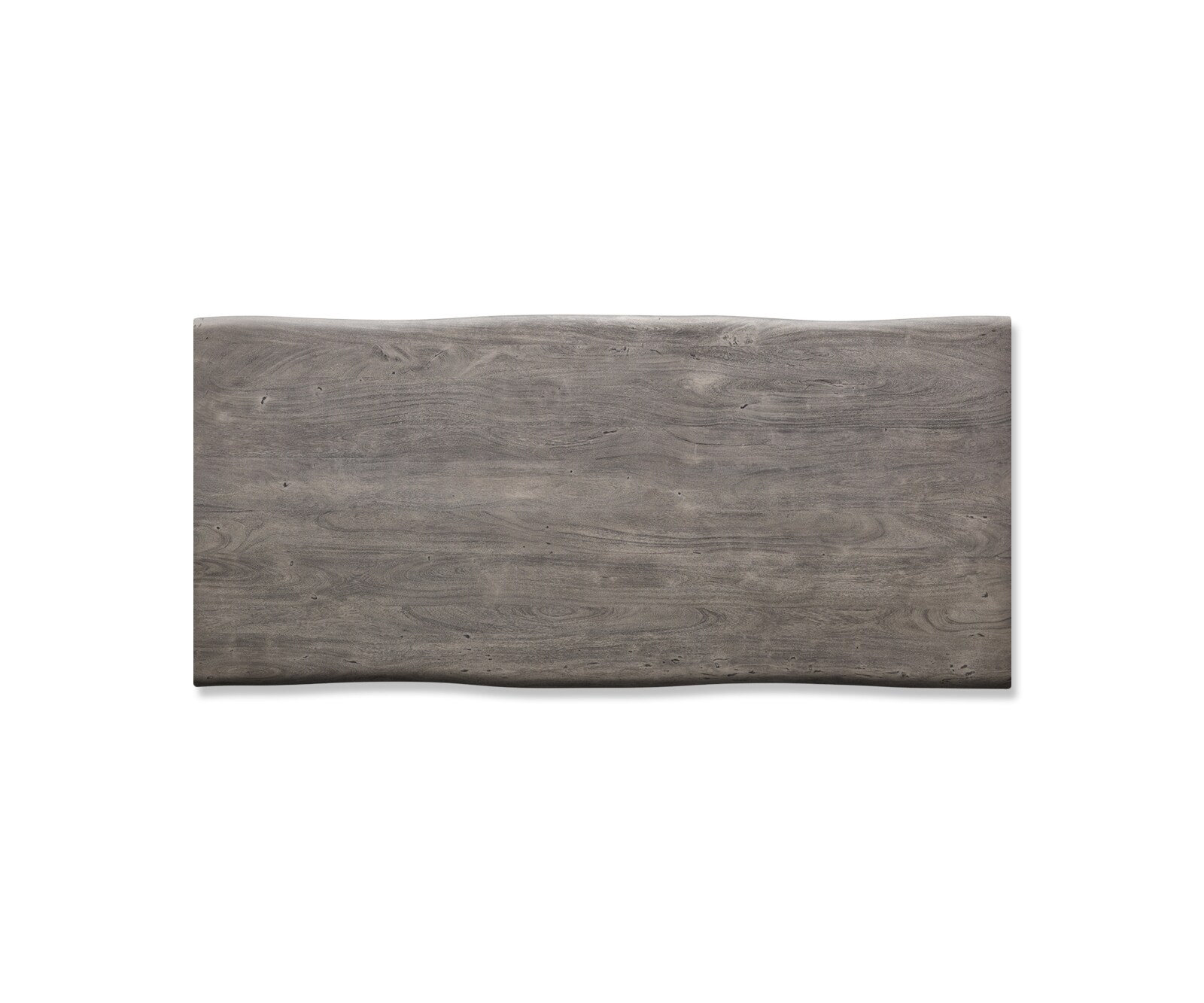 Плот за маса за хранене Edge 220x100cm XL акация платина Live-Edge 1