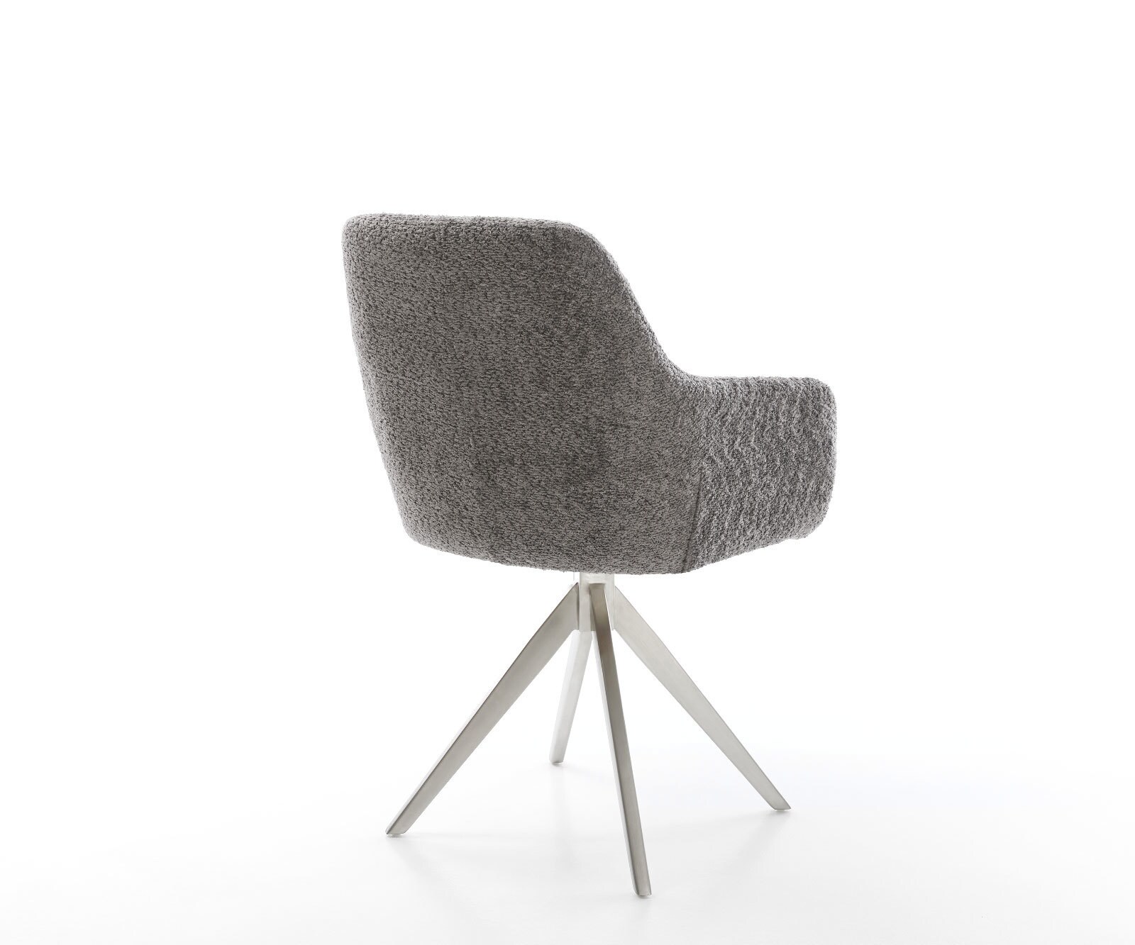 Врътящ се стол Букле Сив Конус крак  Неръждаема стомана 180° въртящ се Pejo-Flex 4 Врътящ се стол Букле Сив Конус крак  Неръждаема стомана 180° въртящ се Pejo-Flex 4