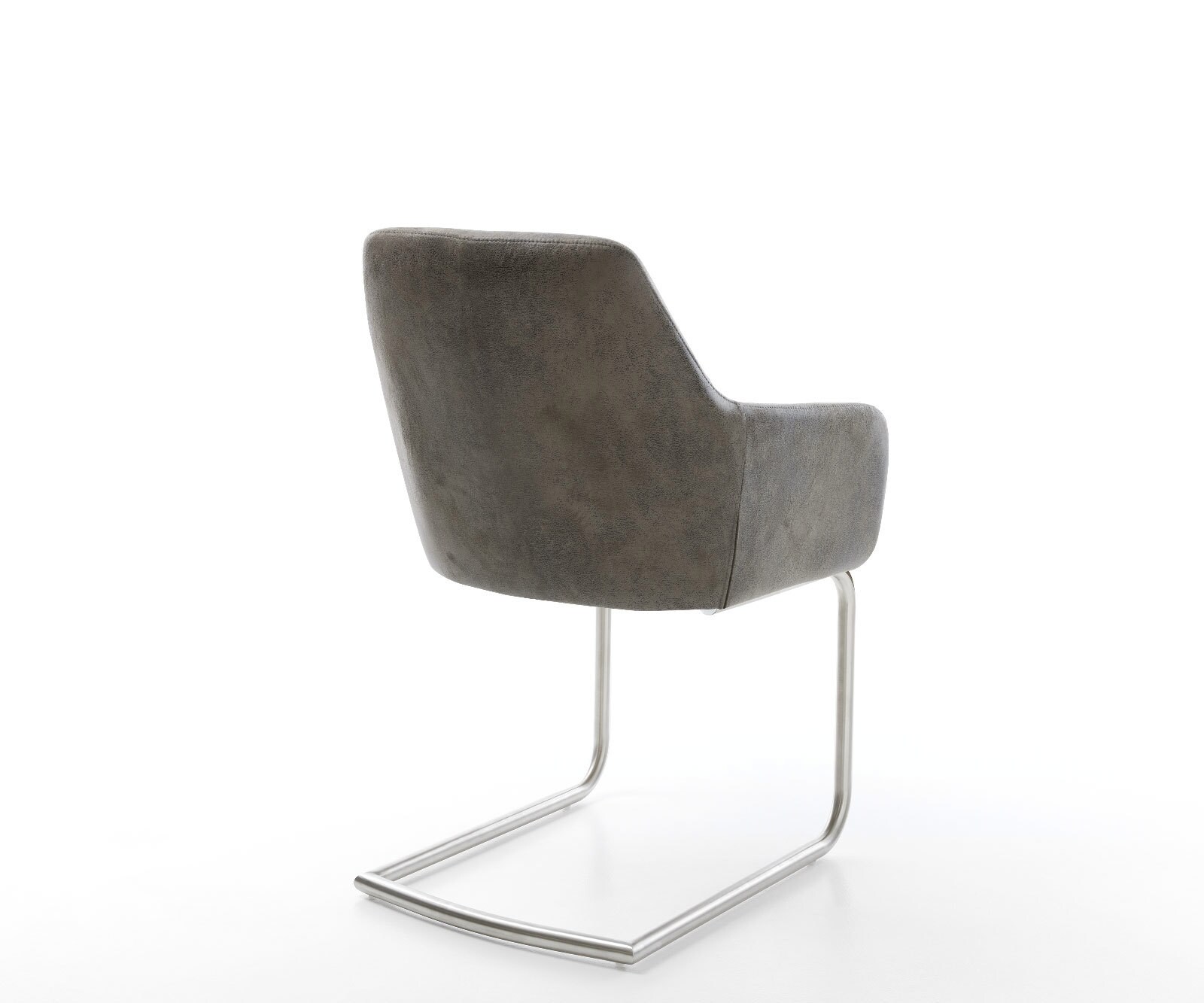 Люлеещ стол Сив Антик Конзолен крак кръгъл Неръждаема стомана Pejo-Flex 5