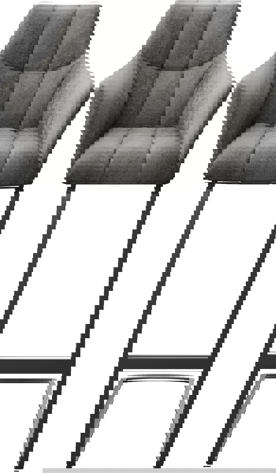 Бар стол Винтидж Сив Конзолен крак плосък Метал Yulo-Flex 3 Бар стол Винтидж Сив Конзолен крак плосък Метал Yulo-Flex 3