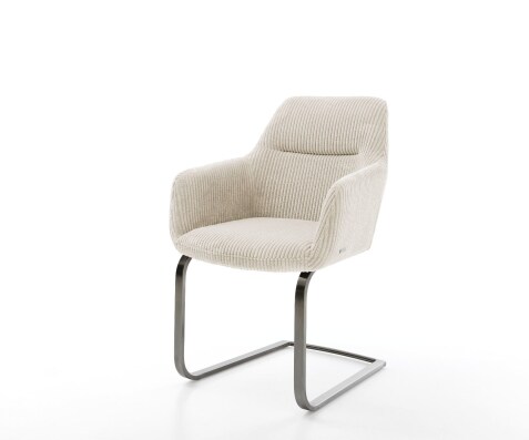 Конзолен стол Pejo-Flex Cord Beige Конзолен стол плосък Графитна сърцевина с джобни пружини